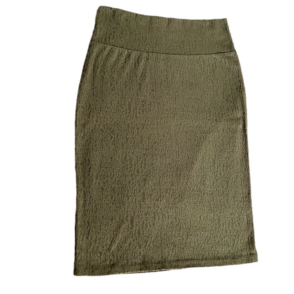 LuLaRoe Cassie Pencil Skirt Green Size Small